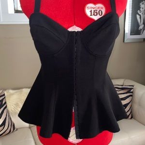 Entry  , polyester spandex blend .